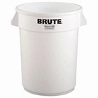 Rubbermaid Commercial 2632whi 32 Gal  Vented Round Brute Container - White New