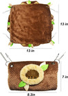 Small Animal Hammock  Hamster Hanging Bunkbed Hammock   Tunnel Warm Bed House Ca