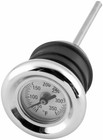 Bikers Choice Oil Tank Dipstick W  Temp Gauge Chrome 490568