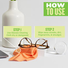 Glasses Cloth  Premium Microfiber Cleaning Cloth  Ideal Eyeglass And Lens Clean