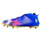 Under Armour Blur 2 Mc Usa Football Cleats Mens 13 5 Blue Gold White 3027307-400