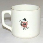 Carrigaline Pottery Cork 2 5 Inch Cup - Hunter On Horse - From Ireland