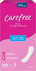 Carefree Panty Liners For Women  Extra Long  Unscented  100ct - Daily Liners For