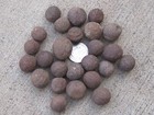 Lot Of 50 Volcanic Moqui Marbles