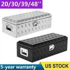 20 30 39 48   Aluminum Tool Box Truck Trailer Pickup Bed Storage Toolbox lock