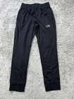 The North Face Jogger Pants Boys Large Black Athletic Logo Cuffed Nf0a3tk6