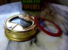 Presto Glass Canning Lid Mason Jar 1930 s Gold   New Old Stock   Vintage