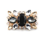 1pc Alloy Shoes Clips Rhinestone Crystal Flower Buckle Bridal Wedding Decr a5