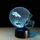 Denver Broncos Led Night Light Lamp Collectible Manning Flacco Home Decor Gift