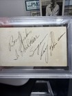 Sugar Ray Robinson Psa Dna Coa Signed 3x5 Index Card Autograph Late 40s Rare