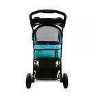 Petique Revolutionary Durable Pet Stroller For Pets Up To 55lbs Teal