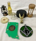 Big Junk Drawer Box Lot Mix Of Collectible  Vintage Items Jewelry  Pens Ephemera