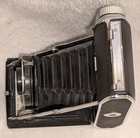 Vintage Kodak Tourist  1 620 Film Camera Kodet Lens Flash Kadon Shutter - Nice 