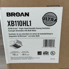 Broan Xb110hl1 Ultra Green Humidity Sensing Ventilation Fan  0 3 Sone  110 Cfm