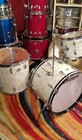 Vintage Ludwig Drum Set  White Marian Pearl 