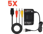 5 Pieces Nintendo 64 Power Supply Video Game Console Cord Cable N64 Ac Adapter