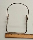 Lot Of Six Gold Tone Wire Adjustable Plate Or Bowl Display Stands 3in X 4 X 4 In