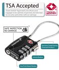 3xtsa Approve Luggage Travel Suitcase Bag Lock 3 Digit Combination Padlock Reset
