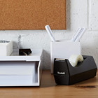 Desktop Tape Dispenser  Black  2 7 In  X 2 7 In  X 6 4 In   1 Tape Dispenser