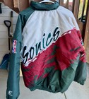 Vintage Logo Athletic Seattle Supersonics Nba Full Zip Jacket Size Xl