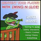 Swing N Slide Playsets Playground Slides Playground Sets Green Speed Wave Slide