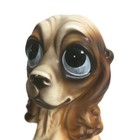 Cocker Spaniel Bank Big Eyes Puppy Dog 7  Vintage Porcelain 