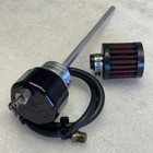 Feuling Vented Dipstick For 2017-2023 Harley Touring - Black P n 3088