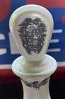 Coalport England Black   White Country Scenes Decanter Limited Edition Beehive