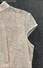 Jinxiuyuanqi Women s Pink Floral Lace Cheongsam Qipao Ruffle Dress Nwt Sz 2xl