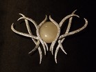 Noble C2013 Brooch Of Galadriel Silverplate 4 5x 3 5  The Hobbit Jewelry Lotr