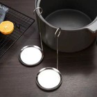 2pcs Pastry Snack Frying Food Spoon Frying Spoon With Handle Snack Pastry Cake