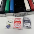 Deluxe Poker Chip Set W case     300 Chip Set With Cards  Dealer Buttons  no Dice 