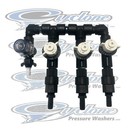 Cyclone 3 deluxe Soft Wash Proportioner   Softwash Blend Manifold With Strainer