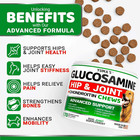 2 Pack Glucosamine For Dogs With Chondroitin Joint Pain Relief Made In Usa