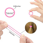 360pcs Baby Hair Ties 36 Multicolors Elastic Hair Ties 2cm In Diameter No Crease