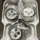 Casio Mtp-1374d-7a2 White navy Dial Men   s Chronograph Stainless Steel Watch New