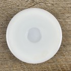 Vintage 5    Circular Cigarette Ashtray Rising Phoenix White Glass Clean Excellent