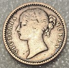 1840 India-british 1 4 Rupee  917 Silver Coin