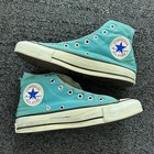 Vintage Converse Chuck Taylor All Star Shoes Mens 5 5 Teal Made In Usa High Tops