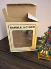 Christmas Candles Holder Vintage Made In Taiwan