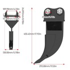 New Mini Excavator 0 8-1 5ton Ripper Digger Excavator Attachment Free Shipping