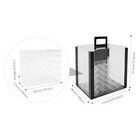 Poker Chip Case With 1000 Chips Capacity Acrylic Poker Chip Case Chip Carrier