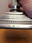 Israel Freeman Candlestick Silver Plated 10 1 8  Vintage Goth Column Shape 