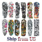 Temporary Tattoo Stickers Waterproof Full Arm Body Art Fake Colorful Tattoos Us