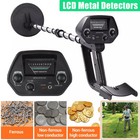Lcd Metal Detectors Waterproof Gold Digger Deep Sensitive Hunter Coil Searcher