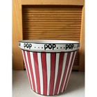 Ceramic Painted Huge Popcorn Bucket