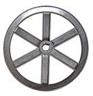 Chicago Die Cast 8 In  D X 5 8 In  D Zinc Single V-grooved Pulley