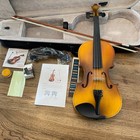 Full-size 4 4 Violin With Gorgeous Antiqued Finish  Case  Bow  Rosin And More