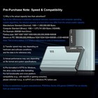Eaget 1tb External Hard Drive Portable Hdd Usb3 0 For Pc  Mac  Laptop  Ps4  Xbox