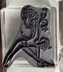 Line Art Yoga Rubber Stamps By Robin Pickens  Set Of Five  Clear Block Included